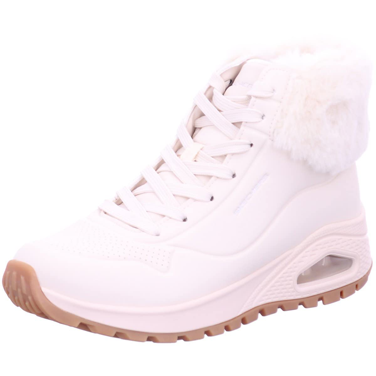 Skechers womens Sneaker Fashion Boot, Natural, 8.5 US