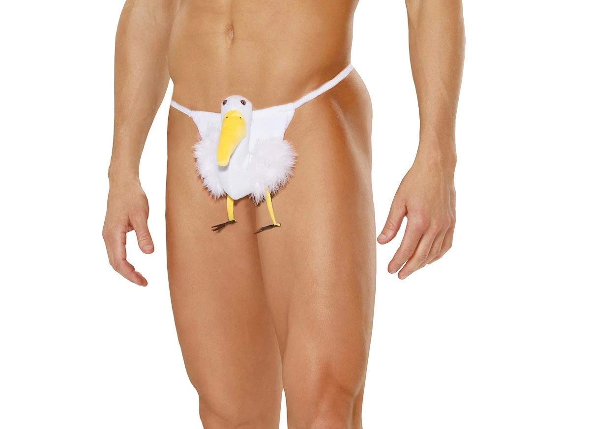 Elegant Moments Stork Pouch (White;One Size)