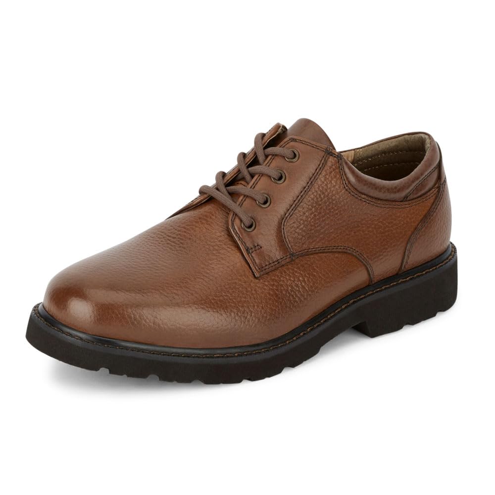 Dockers Men's Shelter Oxford, Dark Tan, 9.5 Wide