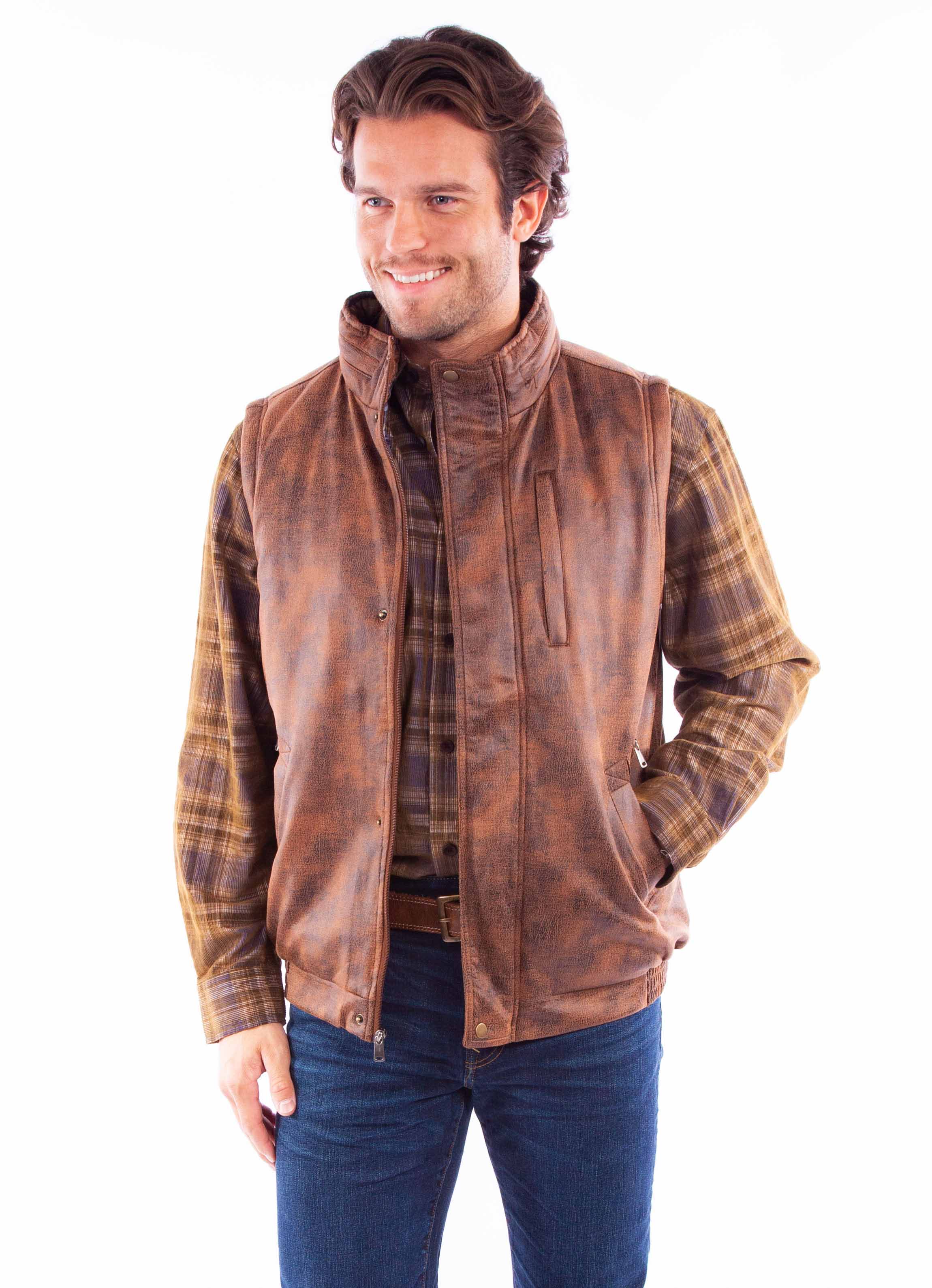 MOLE SKIN VEST W/POCKETS