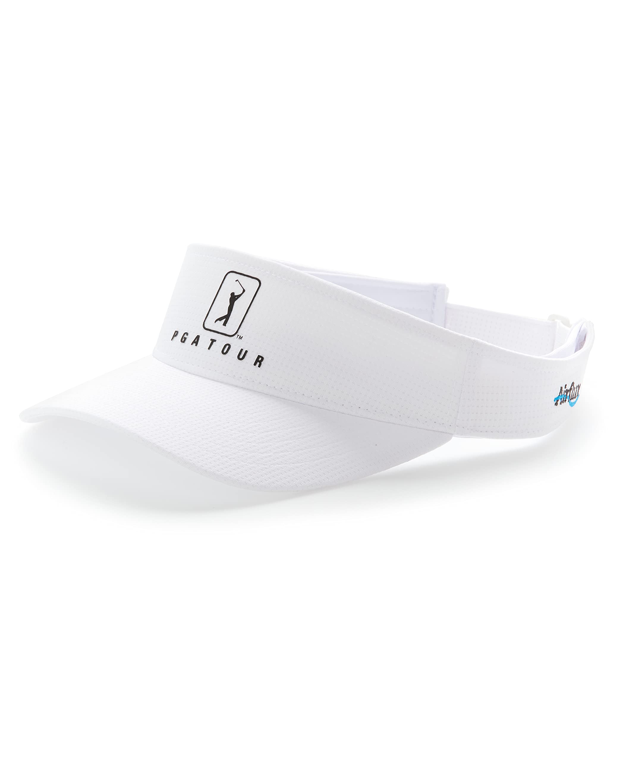 PgA TOUR Mens Standard Mesh golf Visor, Bright White, One Size