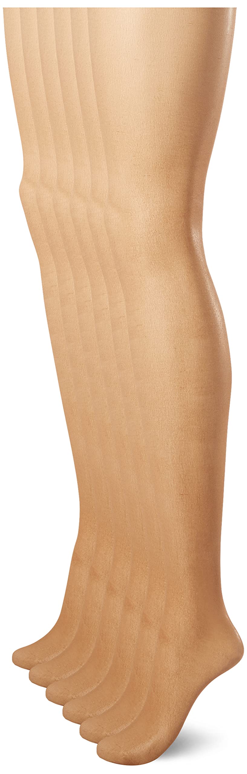 Leggs womens Everyday control Top Pq0j96 6 Pairs Pantyhose, Suntan, Queen US