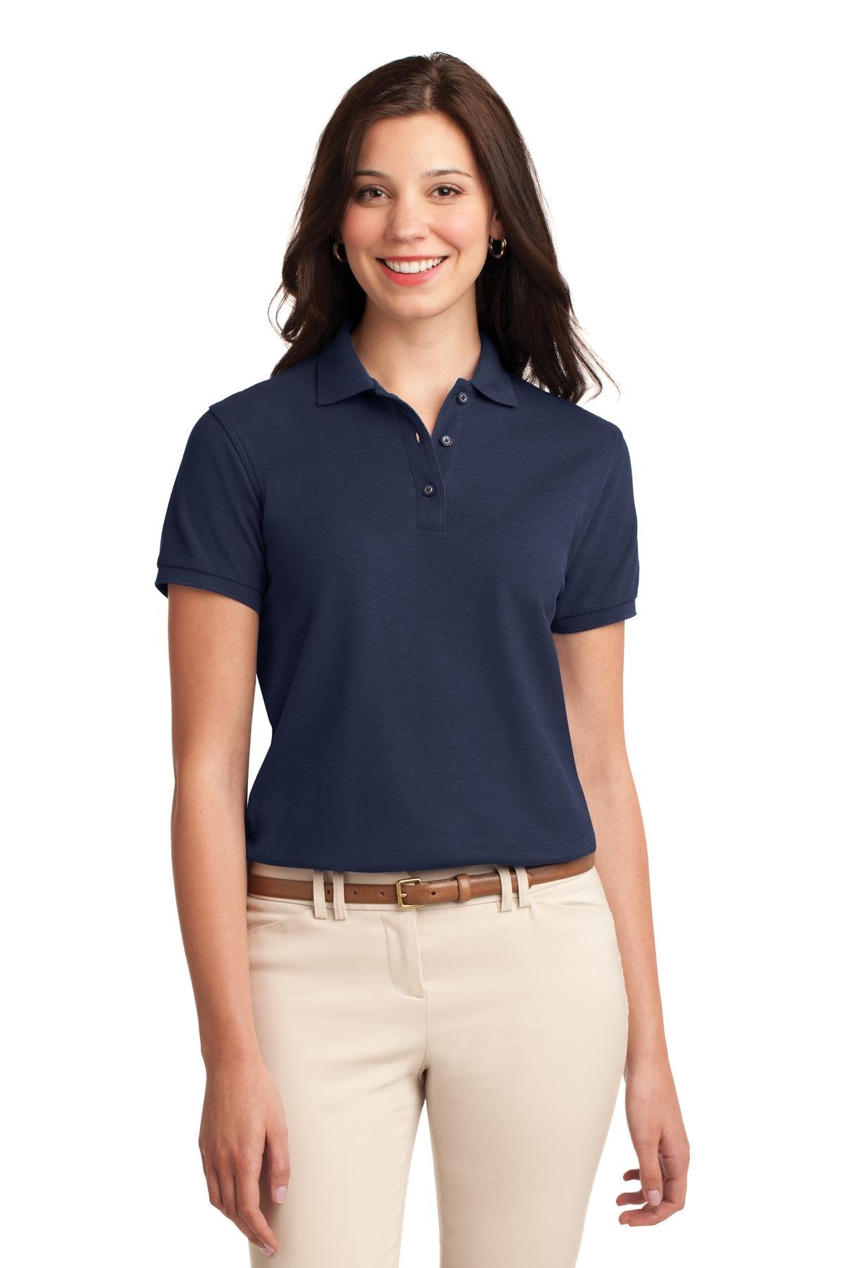 Port Authority Ladies Silk Touch Polo 5XL Navy