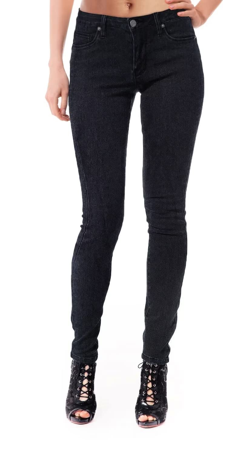 Hybrid & Company Womens Super Comfy Stretch Denim 5 Pocket Jean P22879SKX Black 18