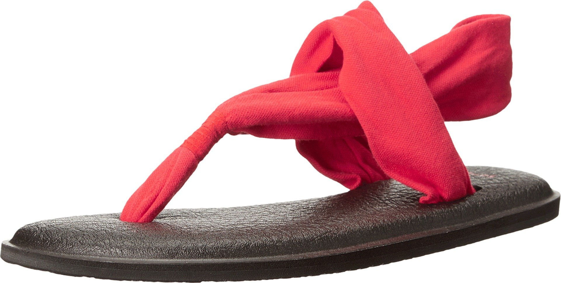 Sanuk Women's Yoga Sling 2 Flip Flop, Bright Red, 7 M US