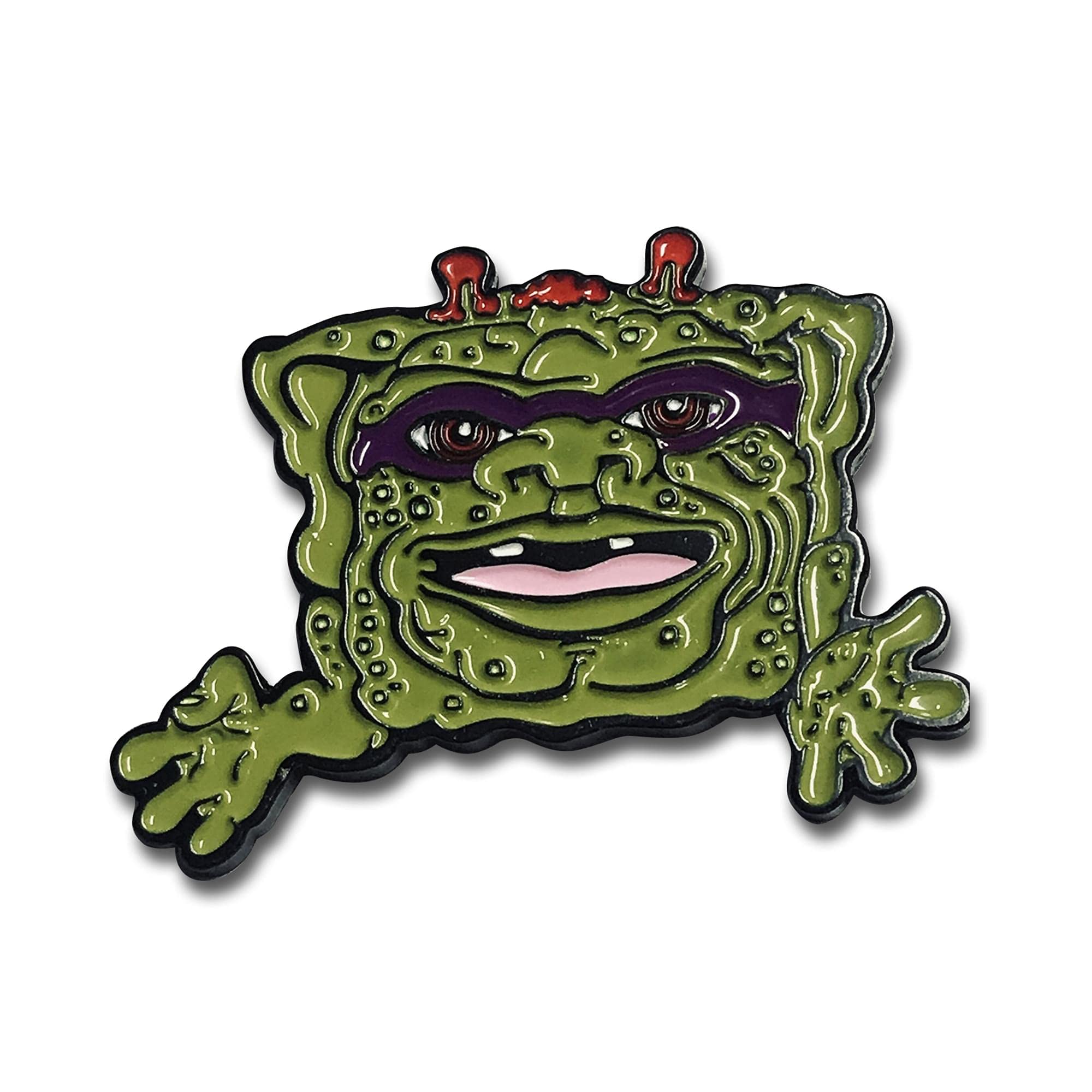 TriAction Toys Boglins Red Eyed King Dwork Enamel Collector Pin