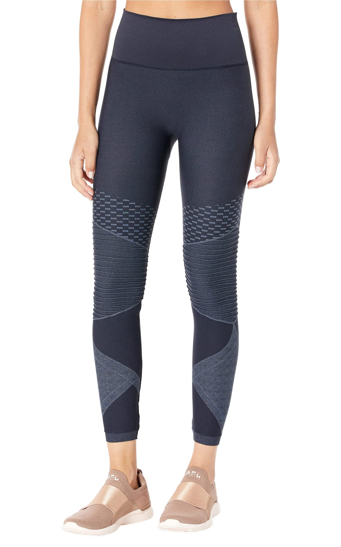 SPANX Seamless Leggings for Women Tummy Control Indigo Sky LG One Size
