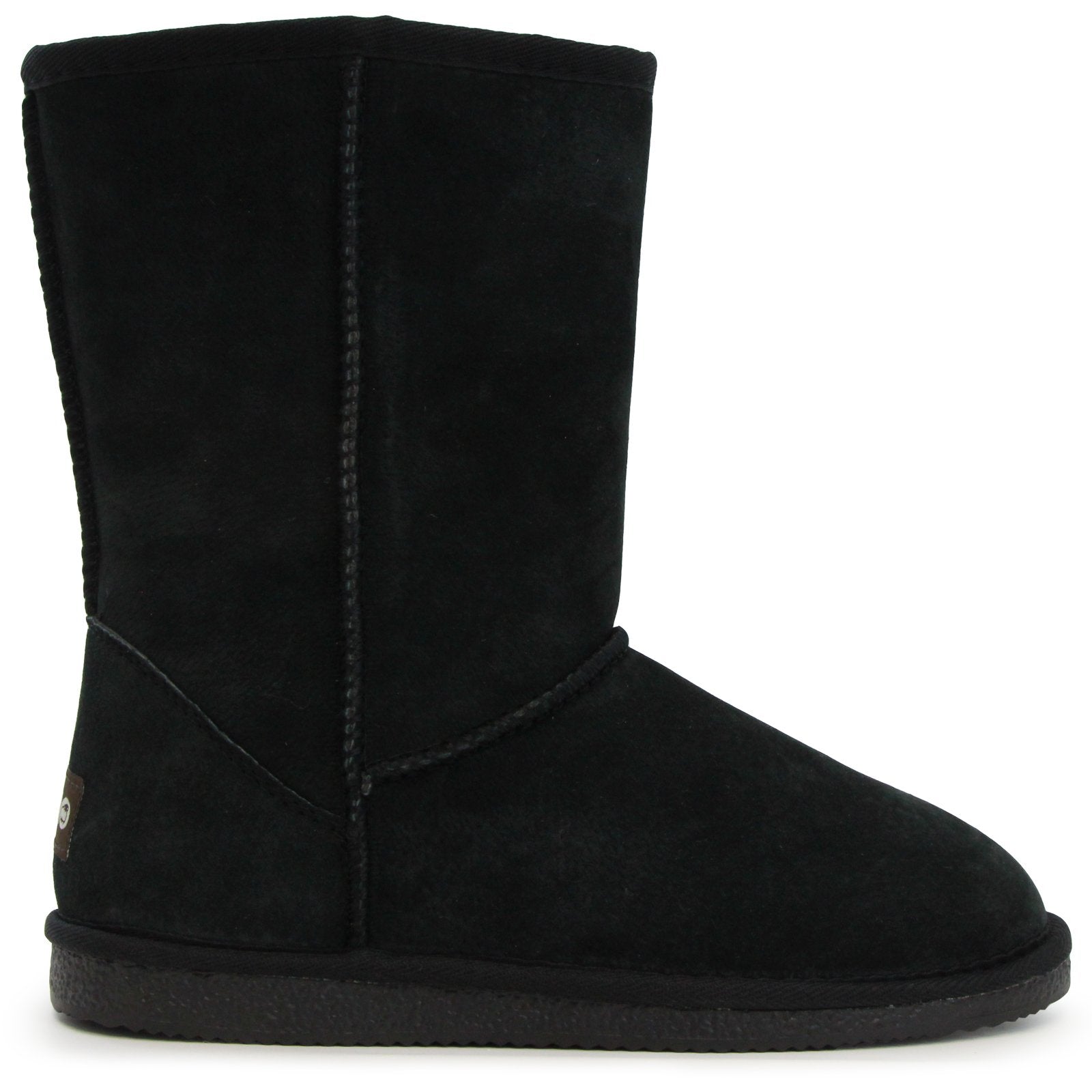 Lamo Sheepskin P909W-BLK-6 Womens Classic 9 in. Boot Black - Size 6