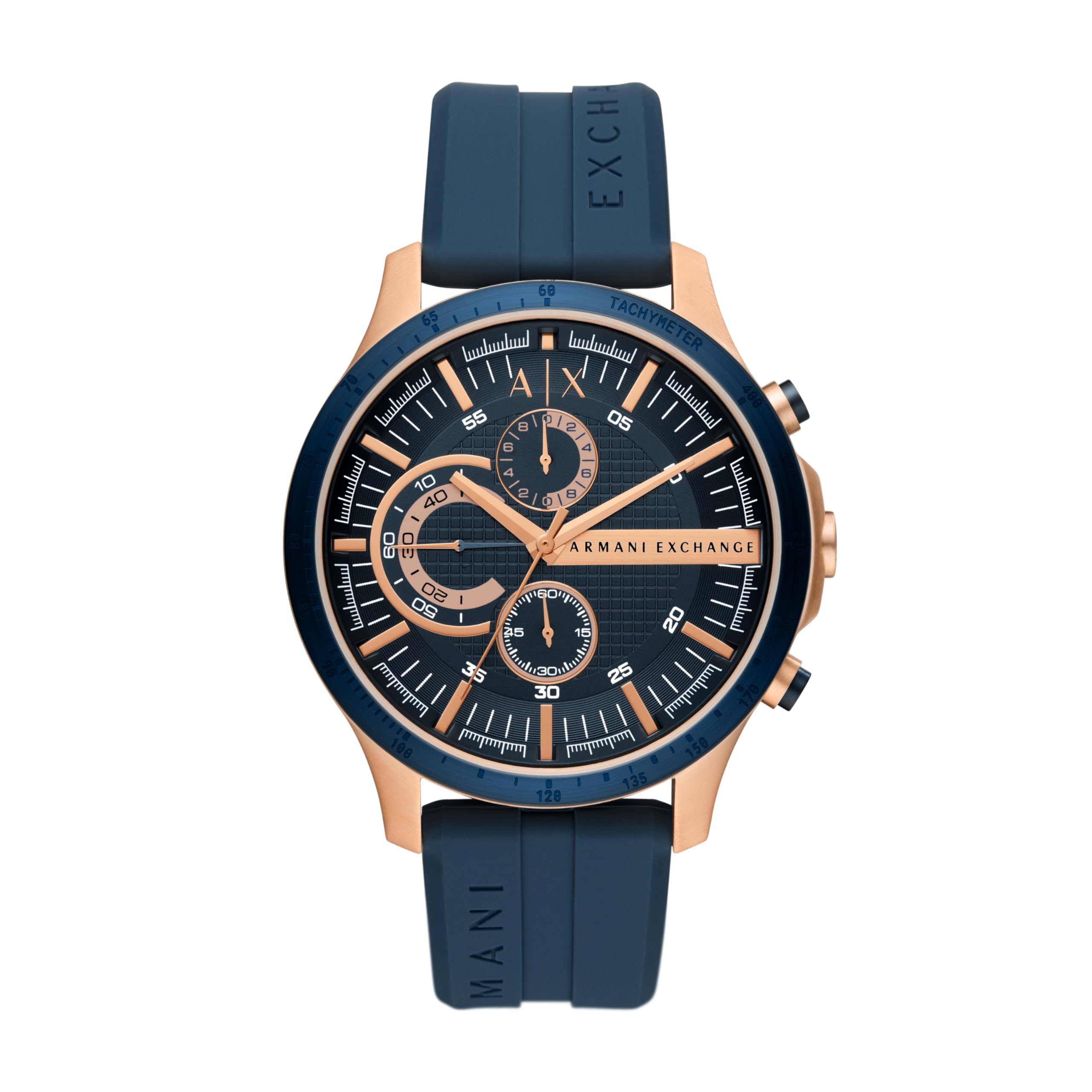 A|X ARMANI EXCHANGE Men's Chronograph Stainless Steel and Silicone Watch (Model: AX2440)