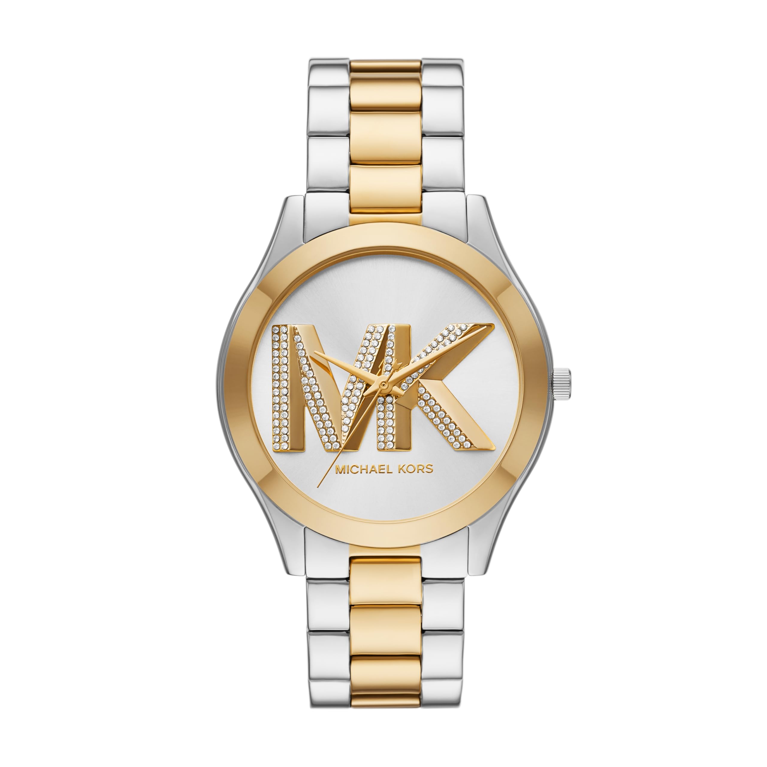 Michael Kors Slim Runway Three-Hand Two-Tone Stainless Steel Women's Watch (Model: MK4735)
