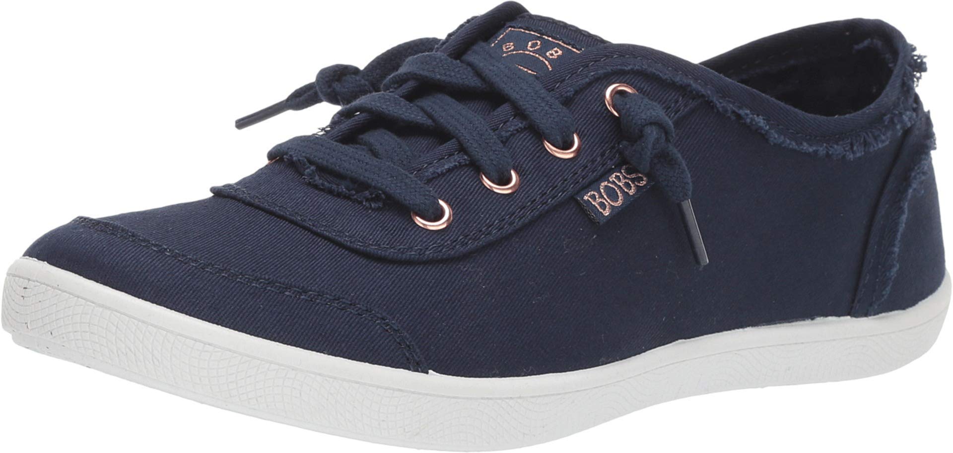 Skechers womens Bobs B Cute Sneaker, Navy, 8 US