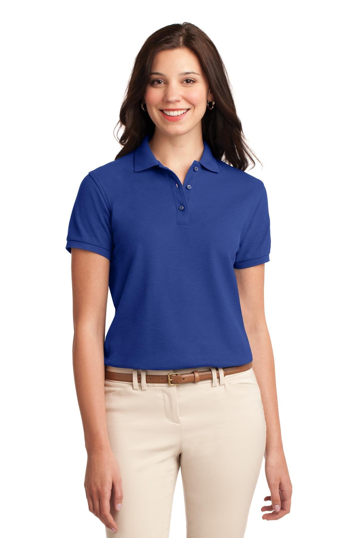 Port Authority Ladies Silk Touch Polo 6XL Royal