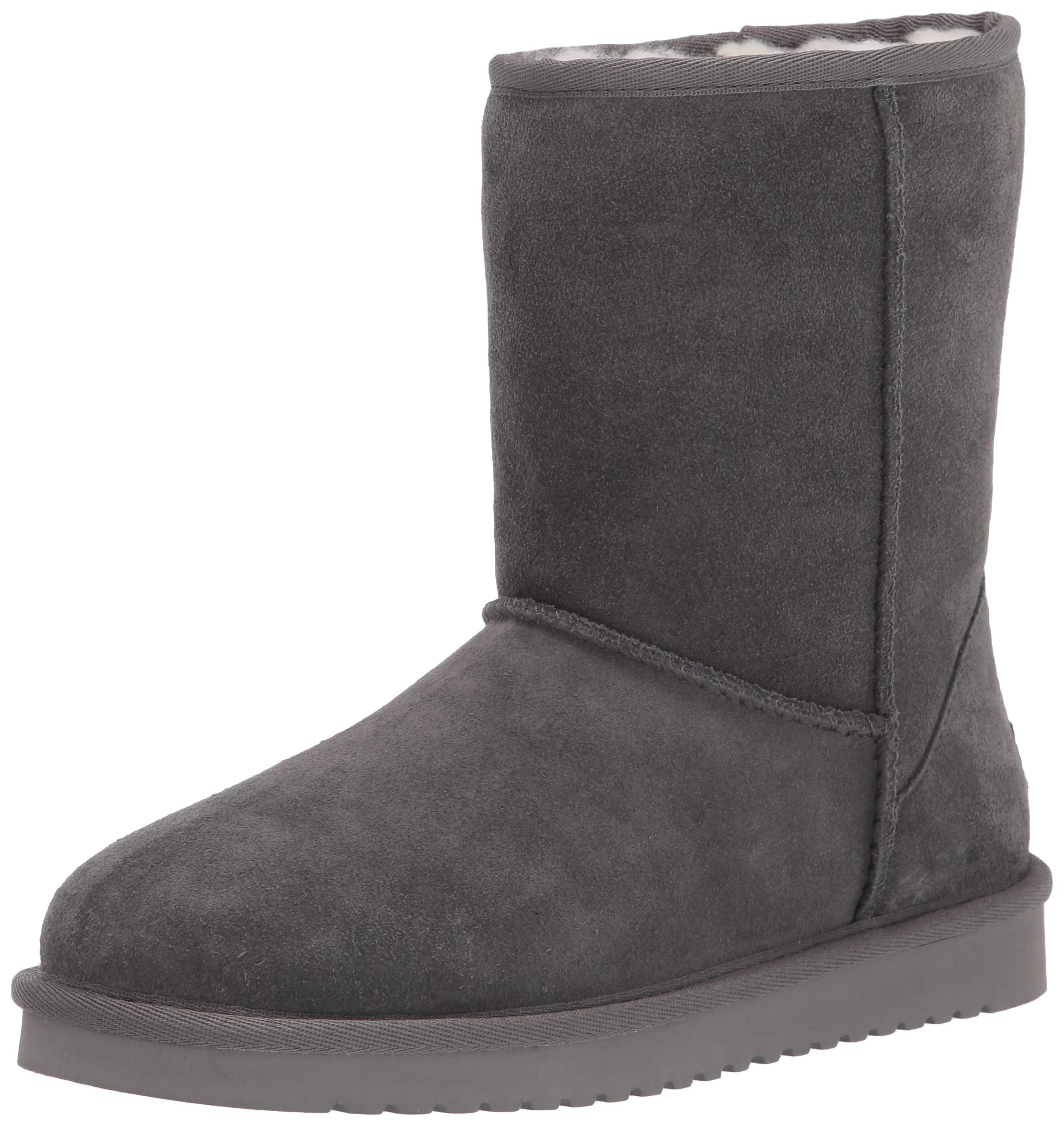Koolaburra by UGG Women's Koola Short Mid Calf Boot, Stone Grey, 6 US
