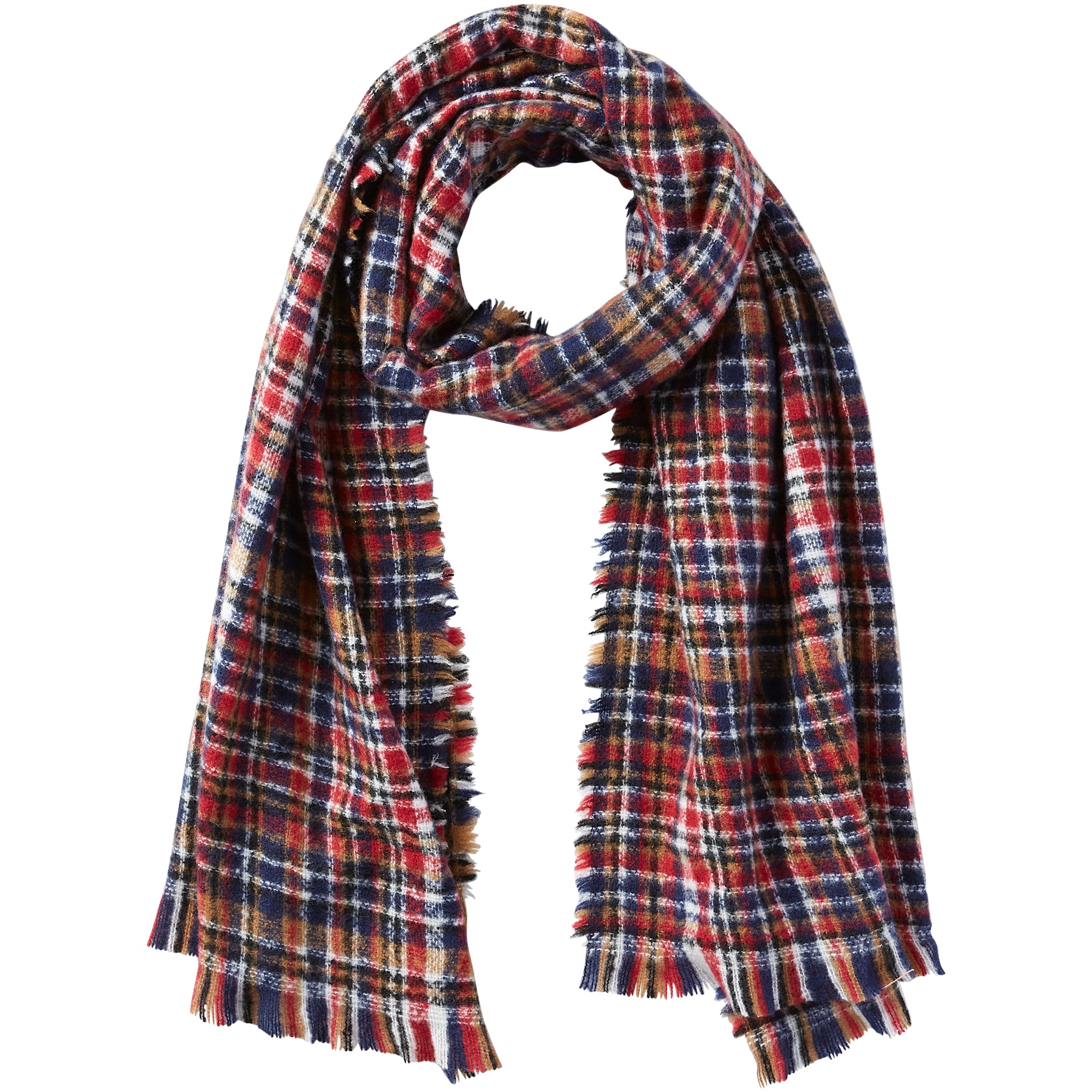Tickled Pink Aspen Dean Plaid Scarf