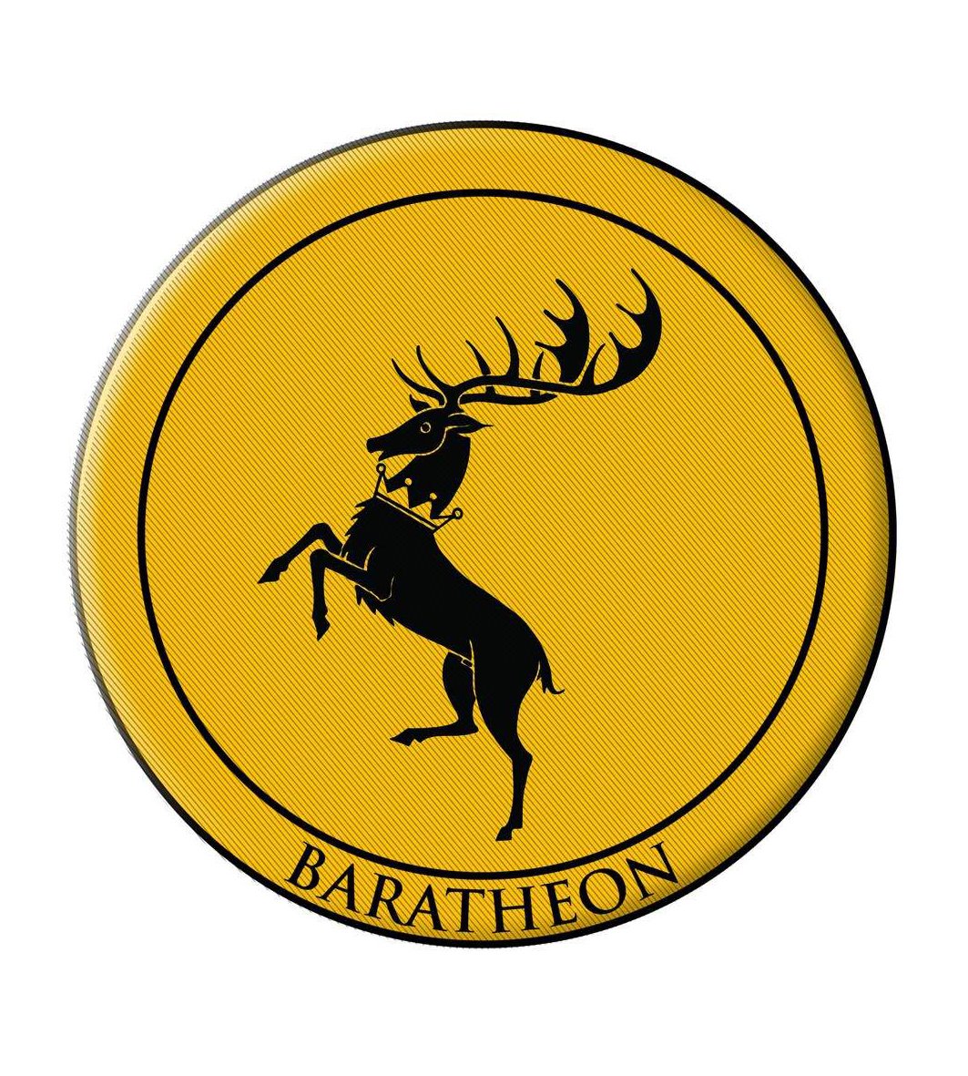 Game of Thrones Embroidered Patch: Baratheon