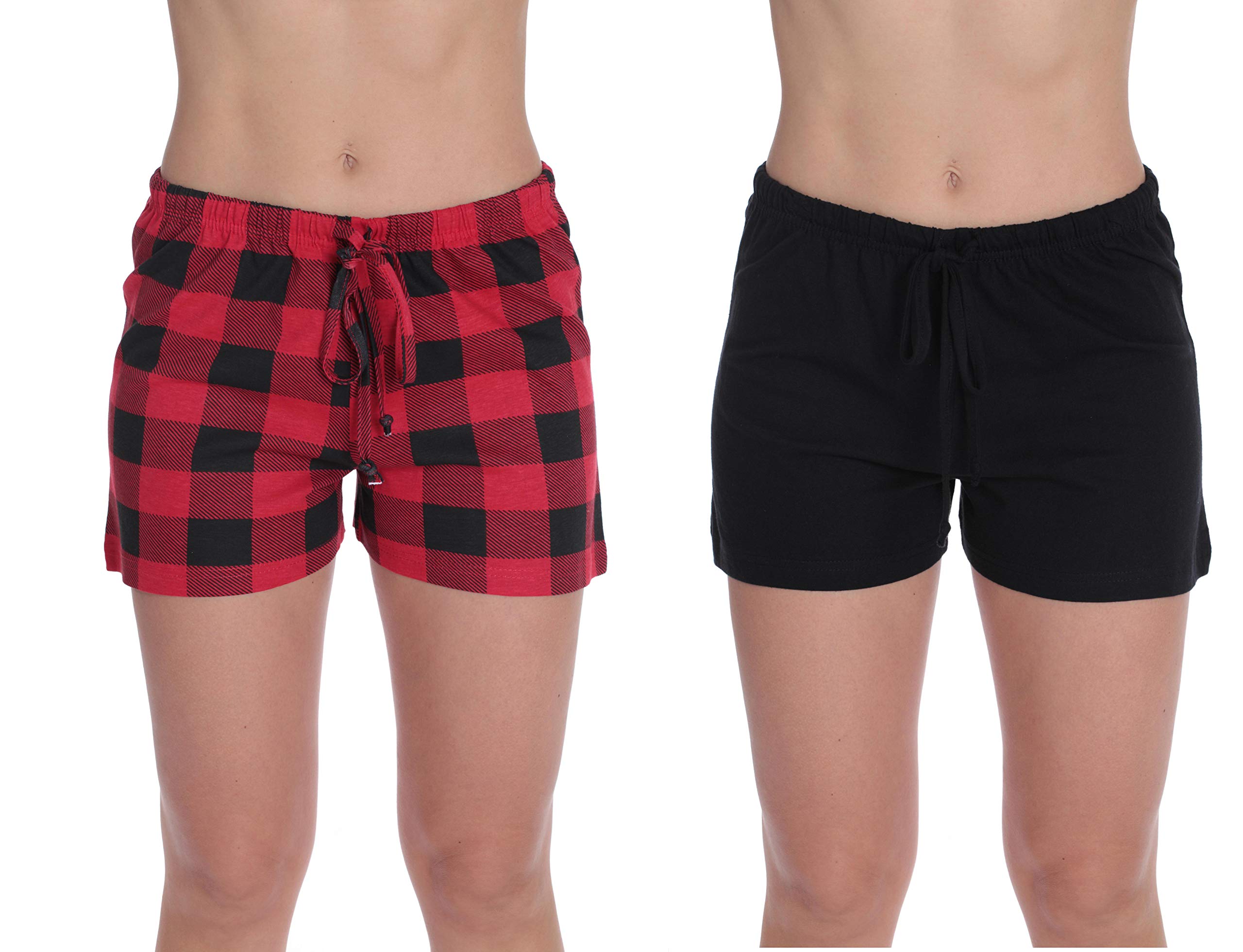 Just Love Womans Pajamas Shorts PJs Sleepwear (Pack of 2) 6809-D-3X