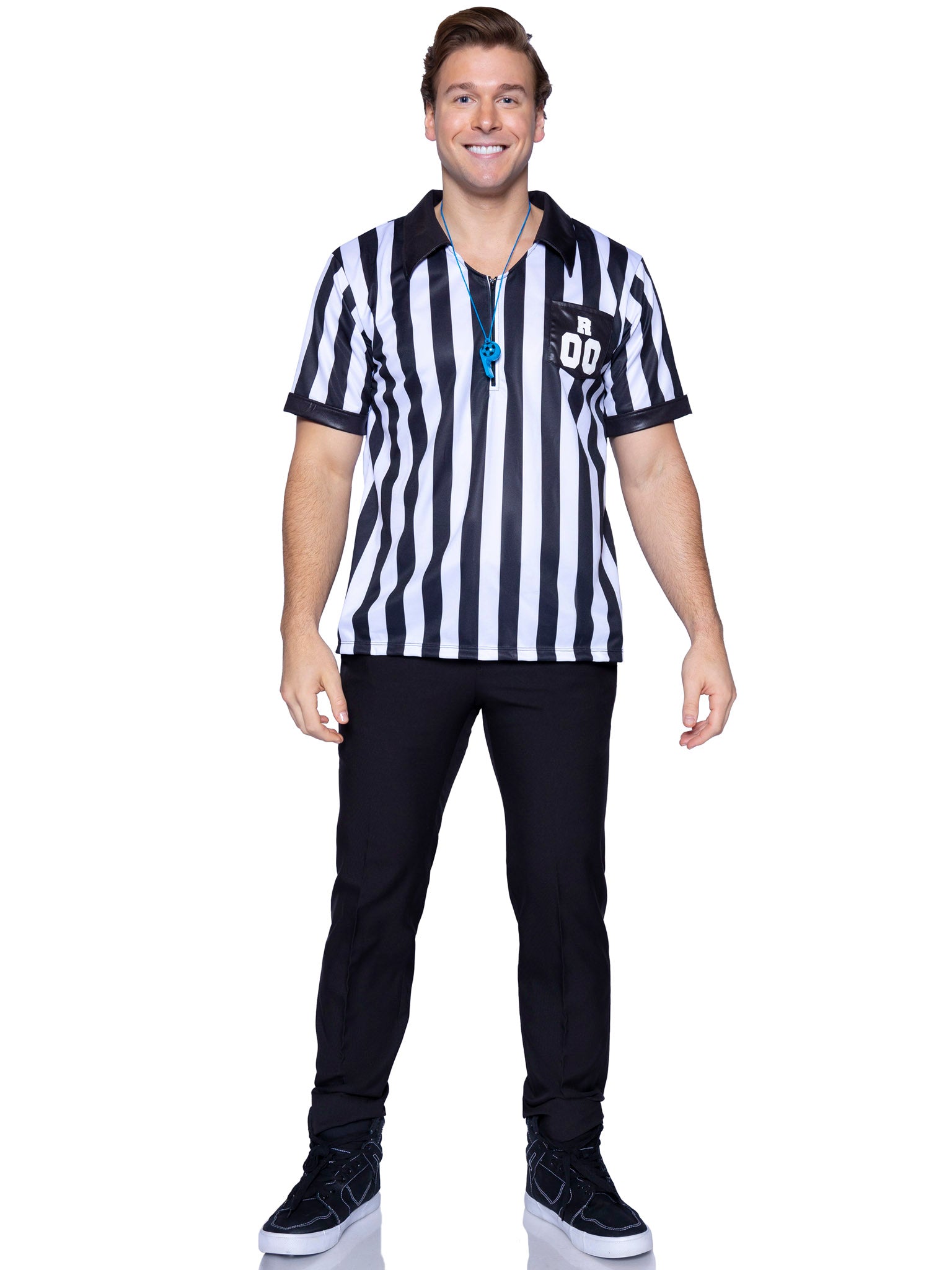 2Pc. Men'S Referee Shirts W/ W
