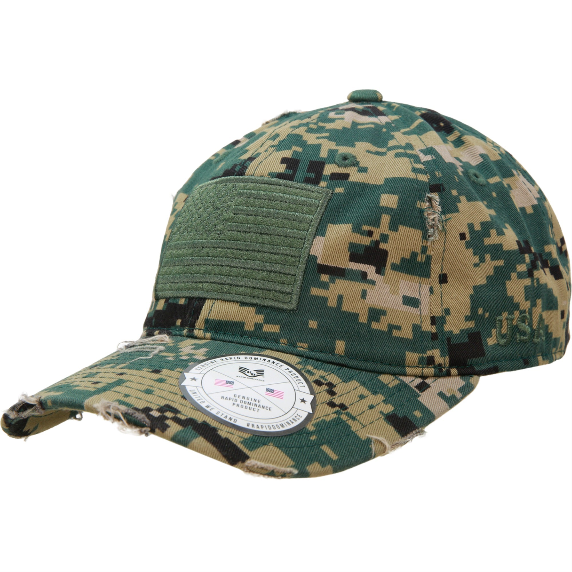 Vintage USA Flag Patch Cap, MCU