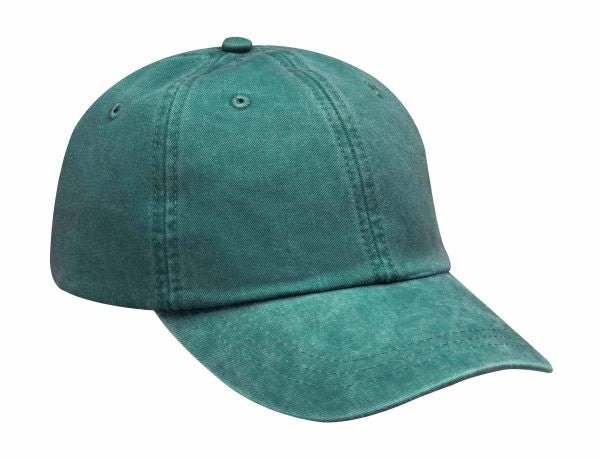 LP101 | OPTIMUM-SOLID PGMT- Pigment dyed, garment washed cotton twill, six panel, low profile, unstructured cap with Adams Cool-