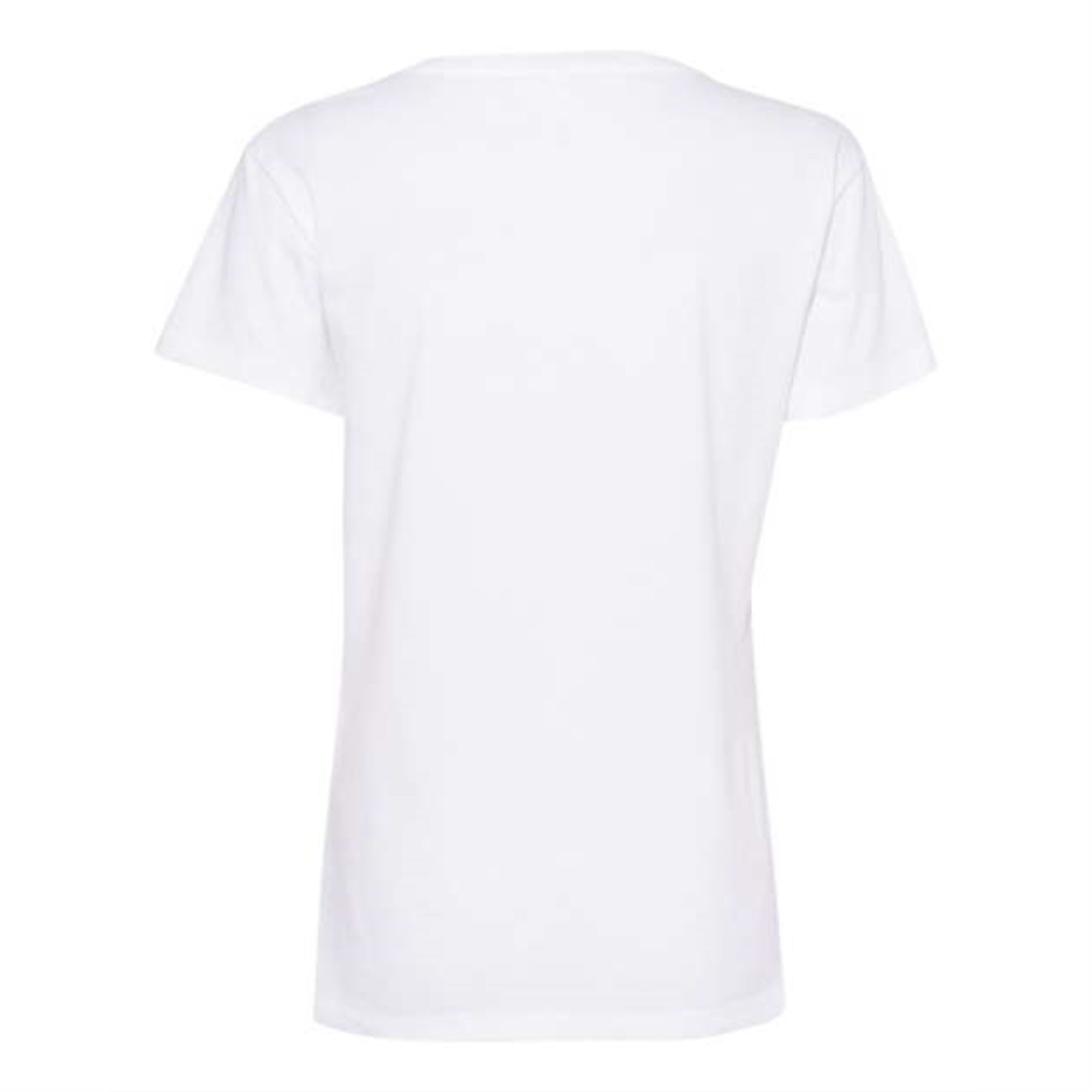 Next Level Womens Fine Jersey Relaxed V T-Shirt - White, L