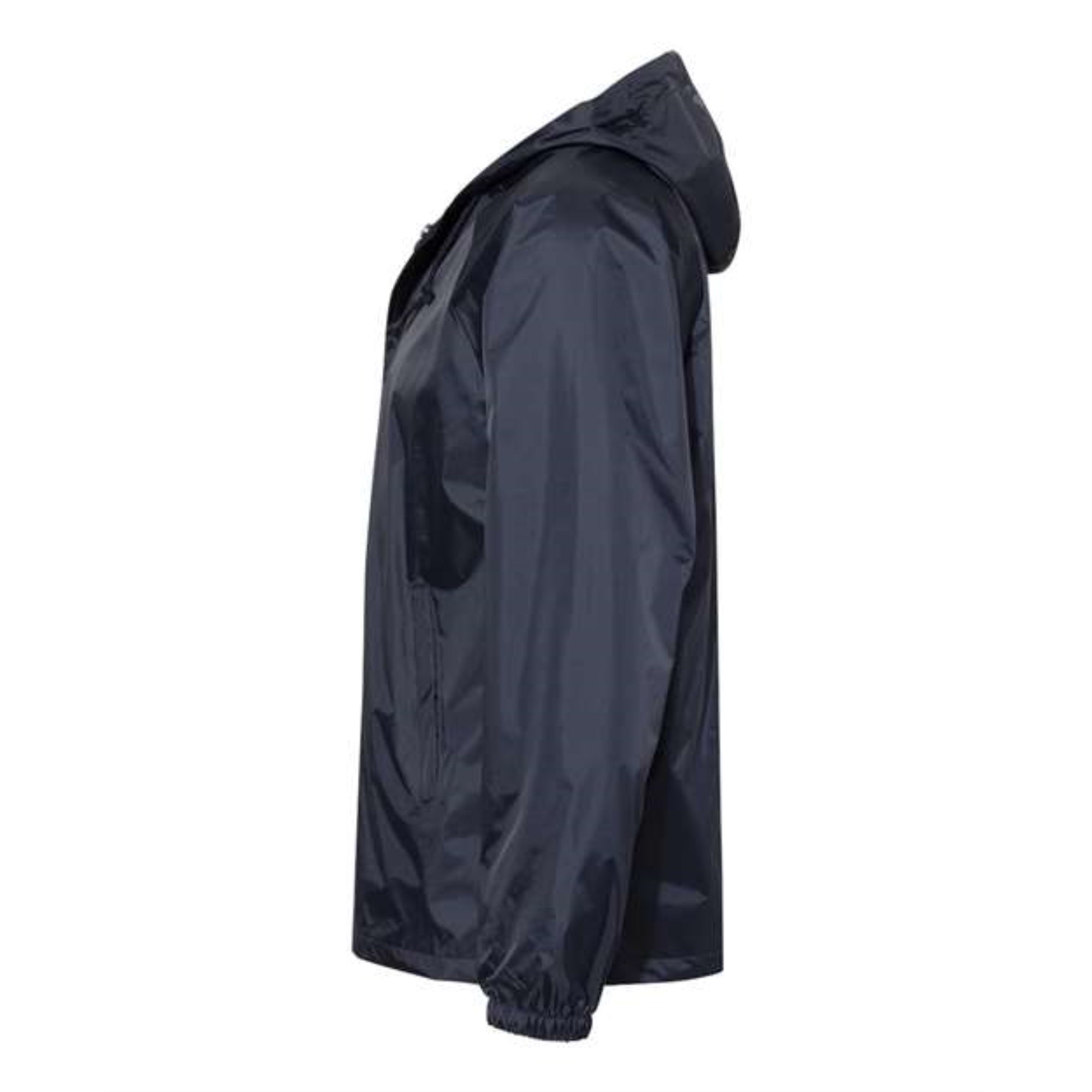 Augusta Sportswear Hooded Coach's Jacket - Navy, L