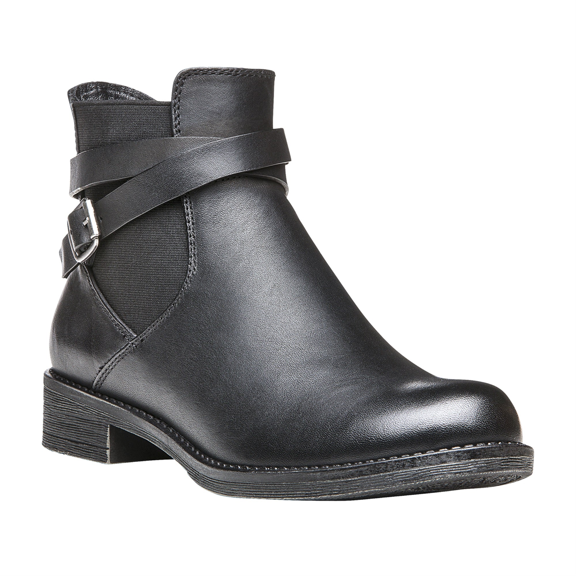 Propet Tatum Womens Ankle Boots - Black, Size 07H