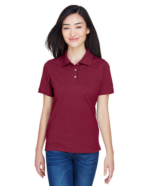 Ladies 56 oz Easy BlendPolo - WHITE - XS(D0102H763LP)