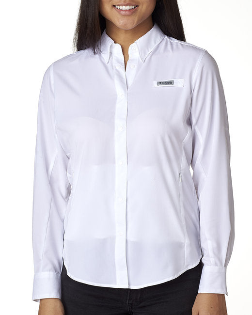 Ladies TamiamiII Long-Sleeve Shirt - WHITE - XS(D0102H78IIT)
