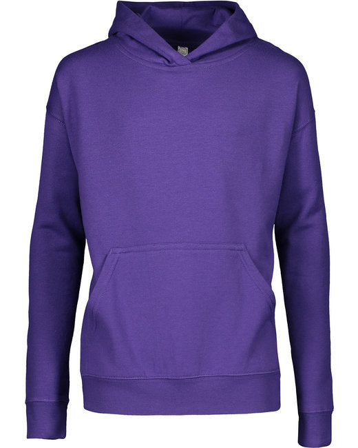 Youth Pullover Fleece Hoodie - BLAcK - XS(D0102H7DJcP)