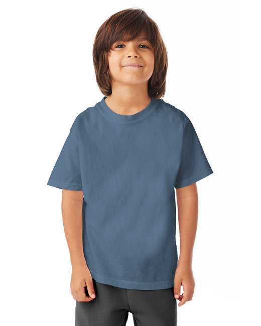 Youth garment-Dyed T-Shirt - BLAcK - XS(D0102H7DX6P)