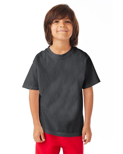 Youth garment-Dyed T-Shirt - BLAcK - XS(D0102H7DXJT)