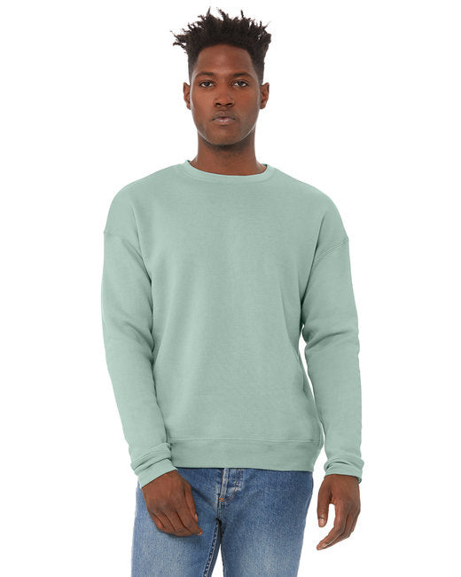 Unisex Drop Shoulder Fleece - WHITE - XS(D0102H7W9FJ)