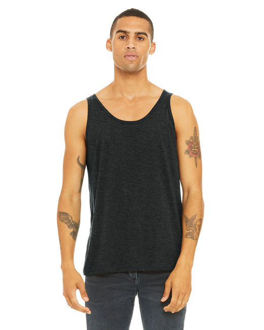 Unisex Jersey Tank - NEON BLUE - XS(D0102H7WAI2)