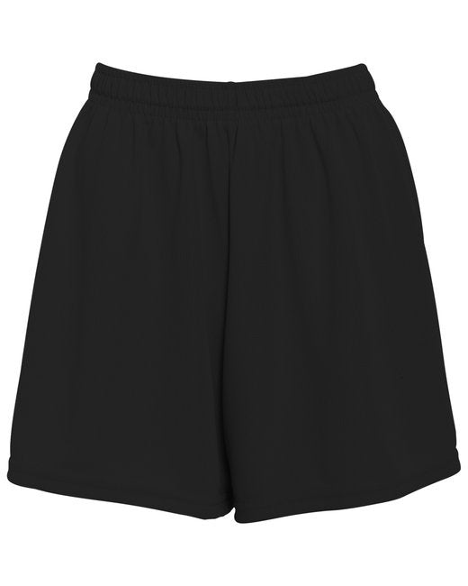 girls Wicking Mesh Short - WHITE - L(D0102H7YP8T)