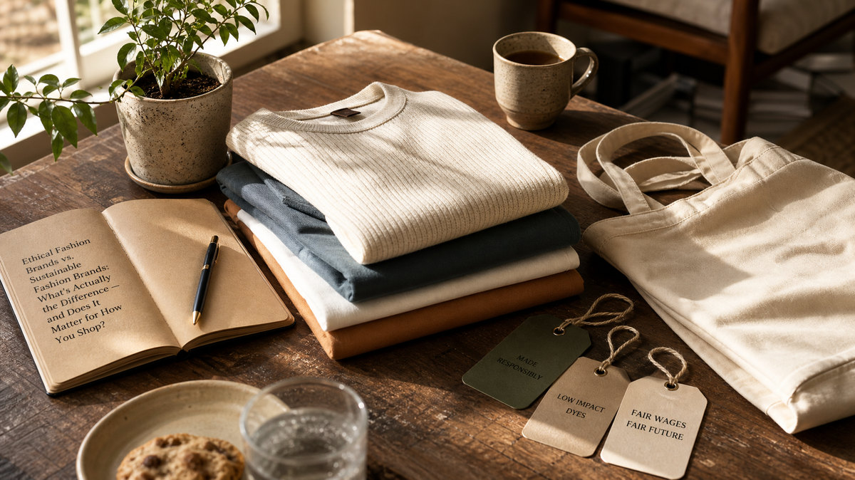 Ethical Fashion Brands vs. Sustainable Fashion Brands: What's Actually the Difference — and Does It Matter for How You Shop?