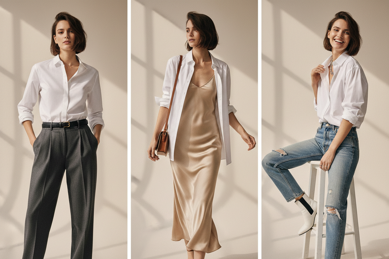 The Versatility of the White Button-Down Shirt: Styling Tips, Outfit Ideas, and Maintenance Essentials