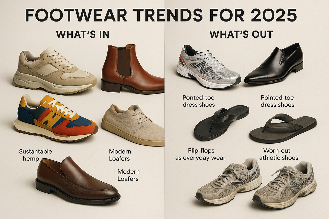 Men’s Footwear Trends for 2025: What’s In and What’s Out
