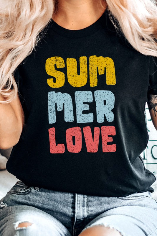Summer Love Sun and Fun Adventure Graphic Tee T-Shirt