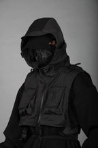 HiH34 Black Tech Guard Hoodie