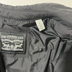 Levi's Men's Quilted Black Jacket with Front Pockets