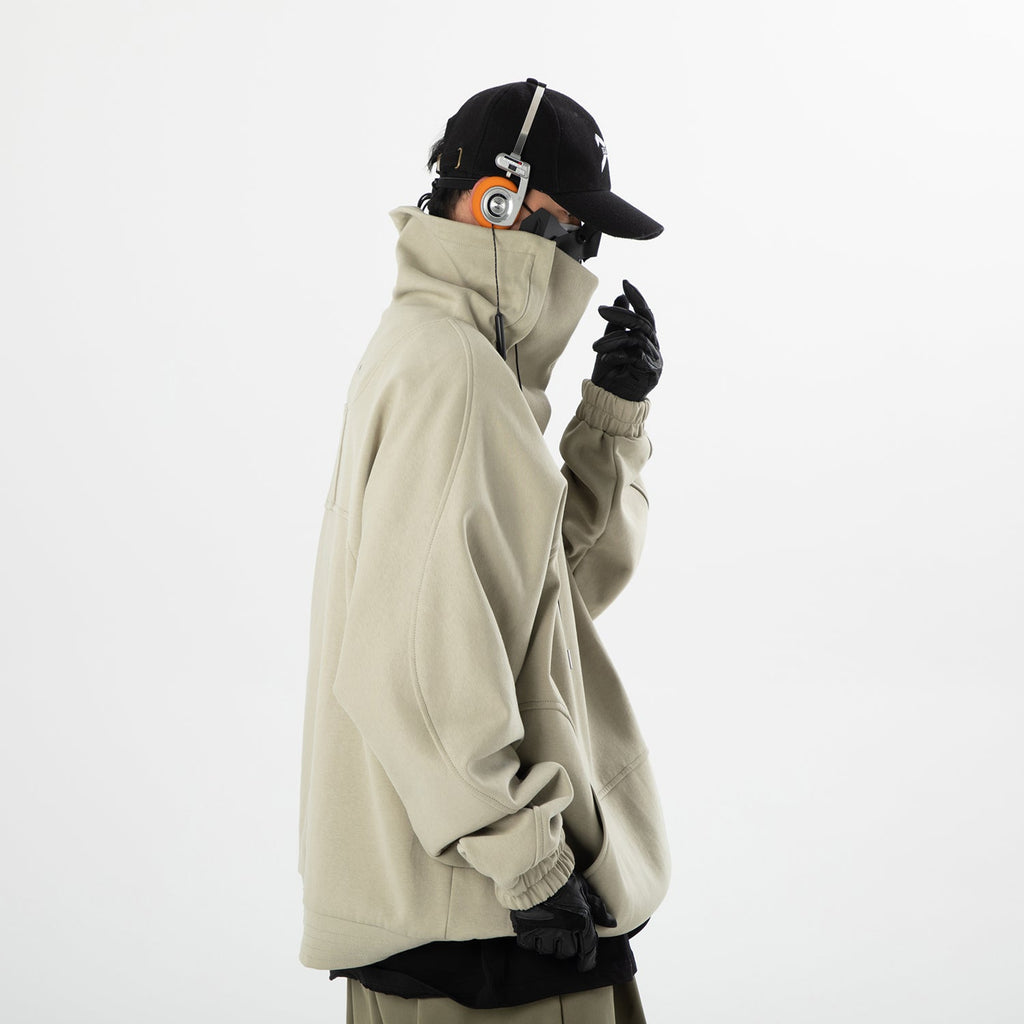 HiH49 Precision High Neck Olive Sweater