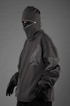 HiH33 Grey Utility Hoodie