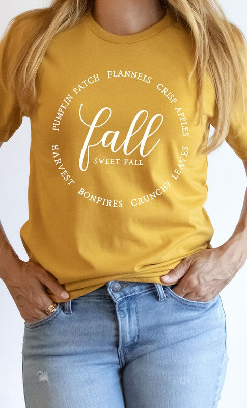 Fall Favorites Circle PLUS Graphic Tee T-Shirt