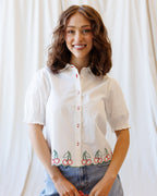 Cherry Cute Button Down