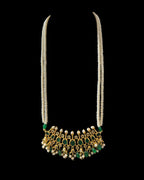 PS559 Hyderabadi / Nizami tirmani in fresh water pearls with chandbali( READY TO SHIP )