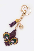 Louisiana State Color Fleur De Lis Crystal
