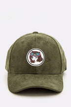 Flower Girl Iconic Patch Suede Cap