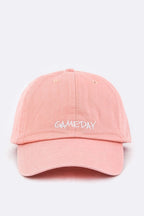 GAMEDAY Embroidery Washed Cotton Cap