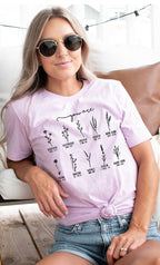 You Are Inspirational Floral Graphic Tee T-Shirt
