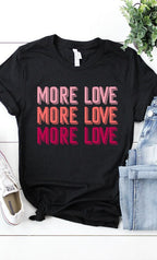 More Love Graphic Tee T-Shirt PLUS